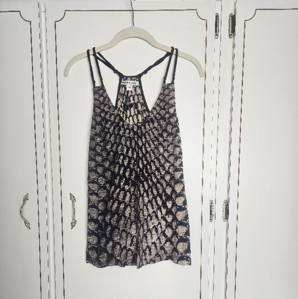 Stylish Black and Cream Women's Top